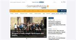 Desktop Screenshot of giornaledimonza.it